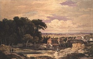 Frognal, Hampstead, c.1825 da John Varley
