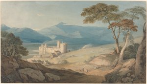 Castello di Harlech e Snowdon da John Varley