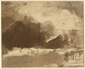 Composizione Paesaggistica [recto] da John Varley