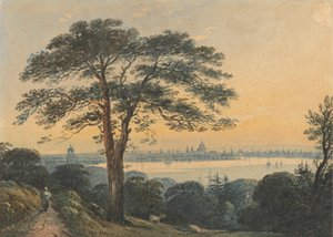 Londra dal Tamigi da John Varley