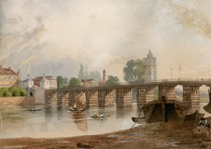 Vecchio ponte di Battersea da John Varley