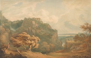 Veduta di Tivoli verso Roma da John Warwick Smith