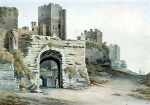 Porta Tiburtina (ora Porta di San Lorenzo), Roma, vista dall