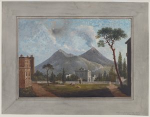 Villaggio di San Giorgio vicino a Portici da John Warwick Smith