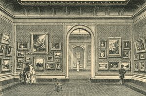 La Galleria Sheepshanks, Museo di South Kensington, c1860s