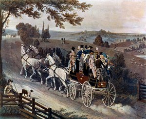 Diligenza, 1822, c1920 da John Watson