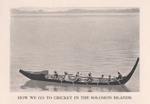 Come andiamo a cricket nelle Isole Salomone, 1912 da John Watt Beattie