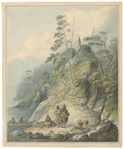 Veduta di Nootka Sound, 1784 da John Webber
