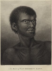 Un uomo della Terra di Van Diemen da John Webber