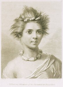 Una giovane donna delle Isole Sandwich