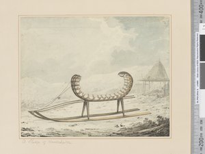 Una slitta di Kamtschatka da John Webber