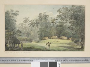 F.8 Una Fiatooka, o Morai in Tongataboo, c.1773-84 da John Webber