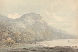 Veduta di Cracatoa (sic), Mari della Cina da John Webber