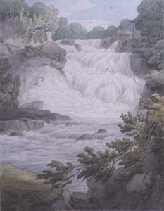 Stonebyers Linn sul Clyde da John White Abbott