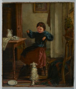 Ragazza e cane