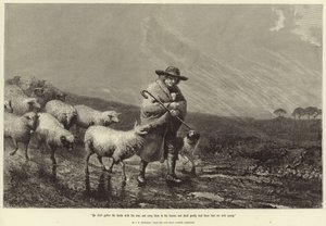 Egli raccoglierà gli agnelli con il suo braccio da John William Bottomley