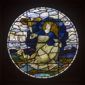 Biddulph Grange, James Powell & Sons, John William Brown (1842-1928), Aria, Art Nouveau da John William Brown