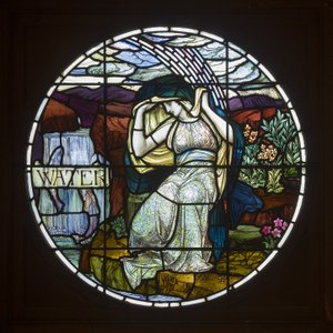 Biddulph Grange, James Powell & Sons, John William Brown (1842-1928), Acqua, Art Nouveau