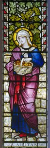 Pulborough, St Mary, James Powell & Sons, John William Brown (1842-1928), Carità