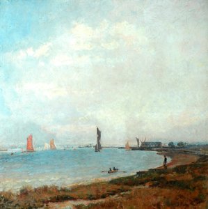 Porto di Poole, c.1900-08 da John William Buxton Knight
