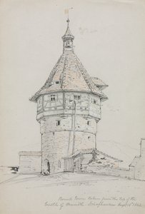 Torre Rotonda, Castello di Munoth, Sciaffusa, Svizzera, 1842