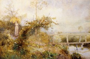 Il Ritorno dal Campo di Raccolta, 1880 da John William North
