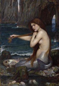 Una sirena da John William Waterhouse