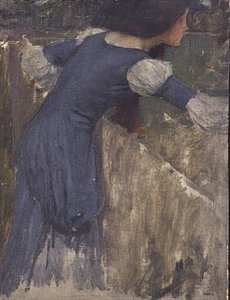 Studio per il raccoglitore di fiori da John William Waterhouse