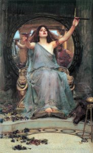 Circe offre la coppa a Ulisse da John William Waterhouse