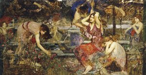 Flora e gli Zefiri da John William Waterhouse