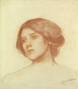Testa di una ragazza da John William Waterhouse