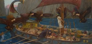 Ulisse e le sirene da John William Waterhouse