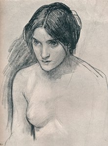 Studio per il dipinto Ila e le ninfe, c1896 da John William Waterhouse