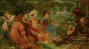 Il Decamerone da John William Waterhouse