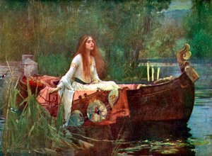 La Dama di Shalott da John William Waterhouse