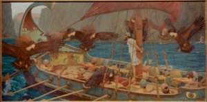 Ulisse e le sirene da John William Waterhouse