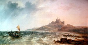Castello di Bamburgh da John Wilson Carmichael