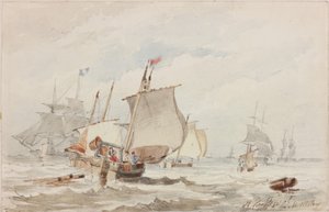 Al largo di Hartlepool da John Wilson Carmichael