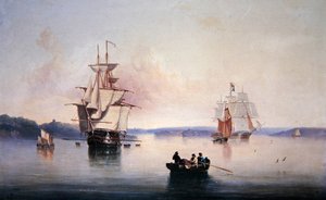 Saltash Creek - Vicino a Plymouth da John Wilson Carmichael