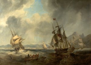 Scena nel Mediterraneo, 1842