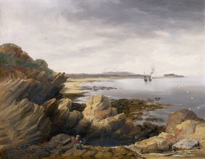 Isola di Santa Maria da Whitley Rocks da John Wilson Carmichael