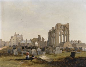 Priorato di Tynemouth da Est da John Wilson Carmichael