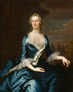 Signora Charles Carroll di Annapolis, 1753-54 da John Wollaston