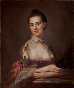 Ritratto di Anne Gibbes, Mrs Edward Thomas, 1767 da John Wollaston