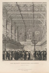 Sua Maestà proroga il Parlamento - Camera dei Lord da John Woods