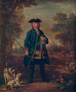 Sir Robert Walpole con cani da John Wooton