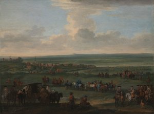 Giorgio I a Newmarket, 4 o 5 ottobre, 1717 da John Wootton