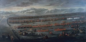 La battaglia di Sherrifmuir, 13 novembre da John Wootton