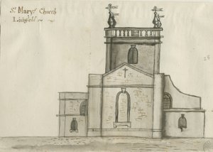 Lichfield - Chiesa di Santa Maria da John Wright