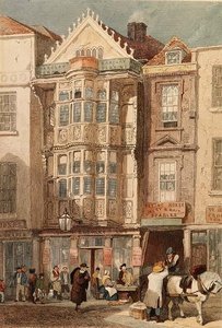 Casa di Sir Paul Pindar, Bishopsgate da John Wykeham Archer